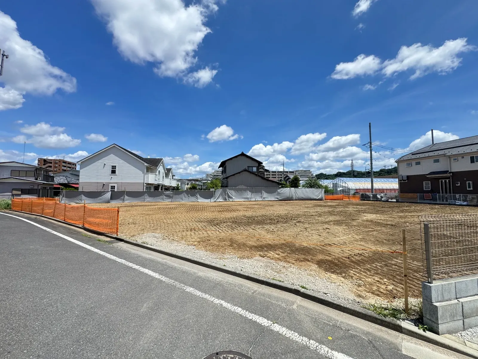 稲城市矢野口 全7区画プロジェクトの現地全景